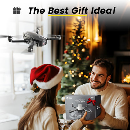 Holy Stone HS720 GPS Drone with Camera for Adults 4K UHD, 52 Minutes Flight Time, Foldable Quadcopter with Brushless Motor, Auto Return Home, Follow Me, Long Control Range