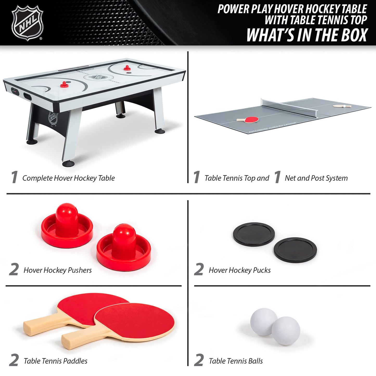 Hockey + TT Table White