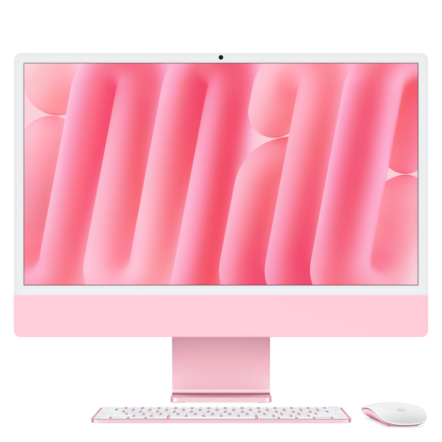 Apple 2024 iMac All-in-One Desktop Computer with M4 chip with 10-core CPU and 10-core GPU: Built for Apple Intelligence, 24-inch Retina Display, 16GB Unified Memory, 256GB SSD Storage; Pink