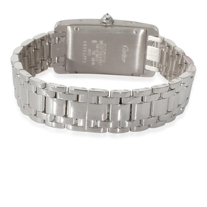 Cartier, Pre-Loved Tank Americaine de Cartier Watch, 7.00, 18K White Gold