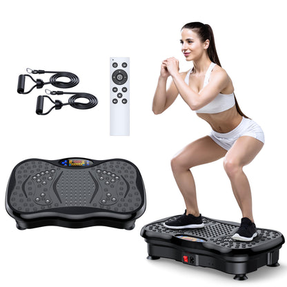 Vibration Plate Exercise Machine,Whole Body Vibration Plate Machine Vibration Plate for Lymphatic Drainage,Body Vibration Exercise Machine,Shaping Wellness Home Gyms Workout.