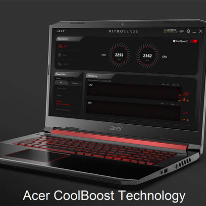 Acer Nitro 5 Gaming Laptop, 9th Gen Intel Core i7-9750H, NVIDIA GeForce RTX 2060, 15.6" Full HD IPS 144Hz Display, 16GB DDR4, 256GB NVMe SSD, Wi-Fi 6, Waves MaxxAudio, Backlit Keyboard, AN515-54-728C