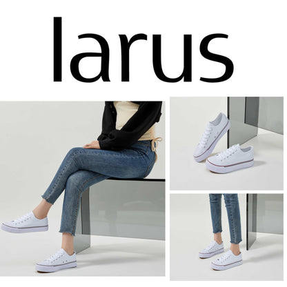 Iarus Womens Canvas Shoes Low top Sneakers for Womens Fashion Casual Shoes Walking Comfortable Shoes(white10)