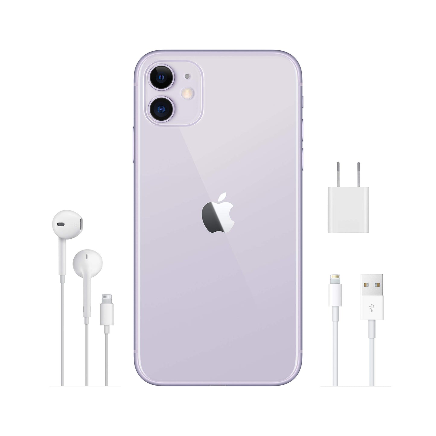 Apple iPhone 11 [128GB, Purple] + Carrier Subscription [Cricket Wireless]