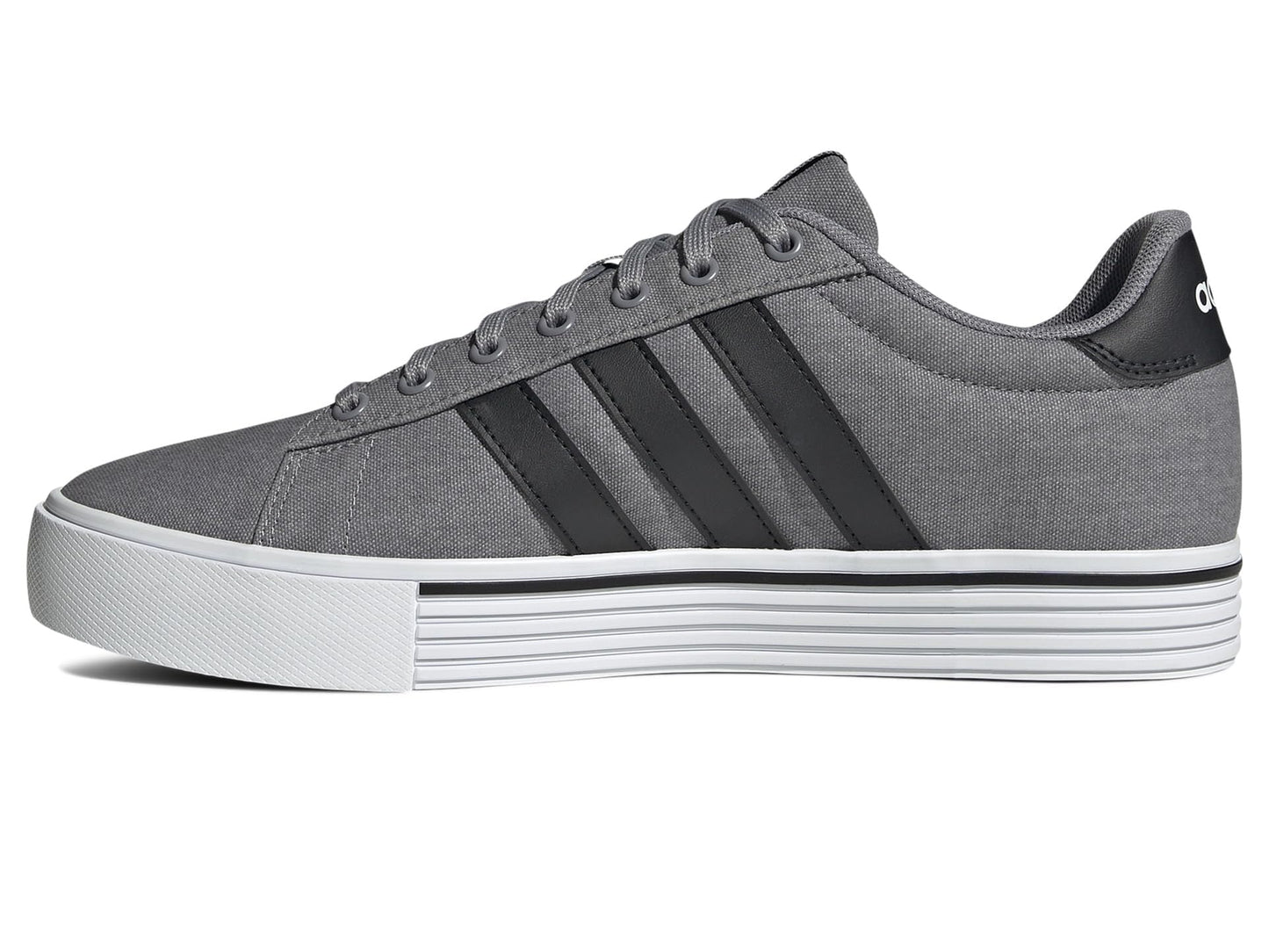 adidas Men's Daily 4.0 Sneaker, Grey/Black/White, 7.5