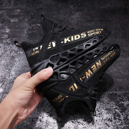 Kids Shoes Running Girls Boys School Spring Casual Sports Sneakers Basketball Black