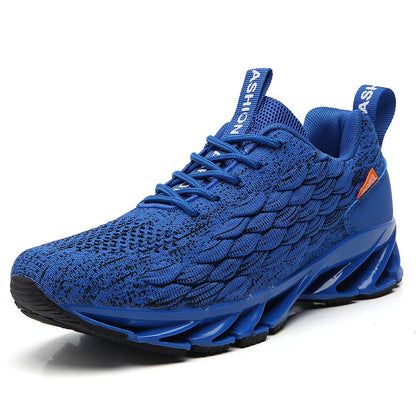 TSIODFO Men Tennis Shoes for Men Sneakers Size 11 Man Gym Runner Trail Tennis Shoes Road Running Jogging Sneakers Blue