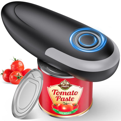 One Touch Electric Can Opener Fits All Can Sizes, Electric Can Openers for Kitchen Food-Safe with Smooth Edge, Kitchen Gadgets Automatic Can Opener for Seniors, Arthritis and Chef