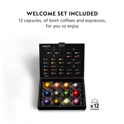 Nespresso Vertuo Plus Coffee and Espresso Maker by De'Longhi, Grey