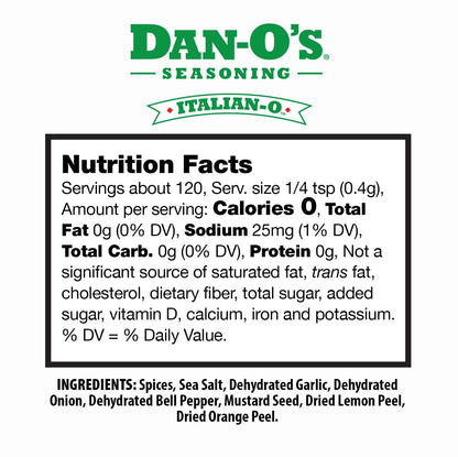 Dan-O's Seasoning - All-Purpose Seasoning & Spices for Cooking & Grilling Anything - meat, vegetables, snacks, popcorn seasoning - Small bottle 4 Pack | Red Pepper Cheesoning®, Cajun, Italian-O™ & Original