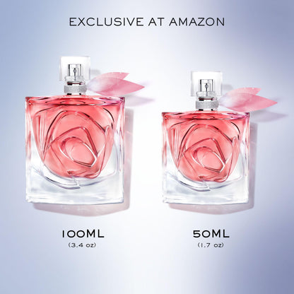 Lancôme La Vie Est Belle Rose Extraordinaire Eau de Parfum - Amazon Exclusive - Long Lasting Fragrance with Rose, Iris & Woody Musk - Warm & Floral Women's Perfume, 3.4 Fl Oz