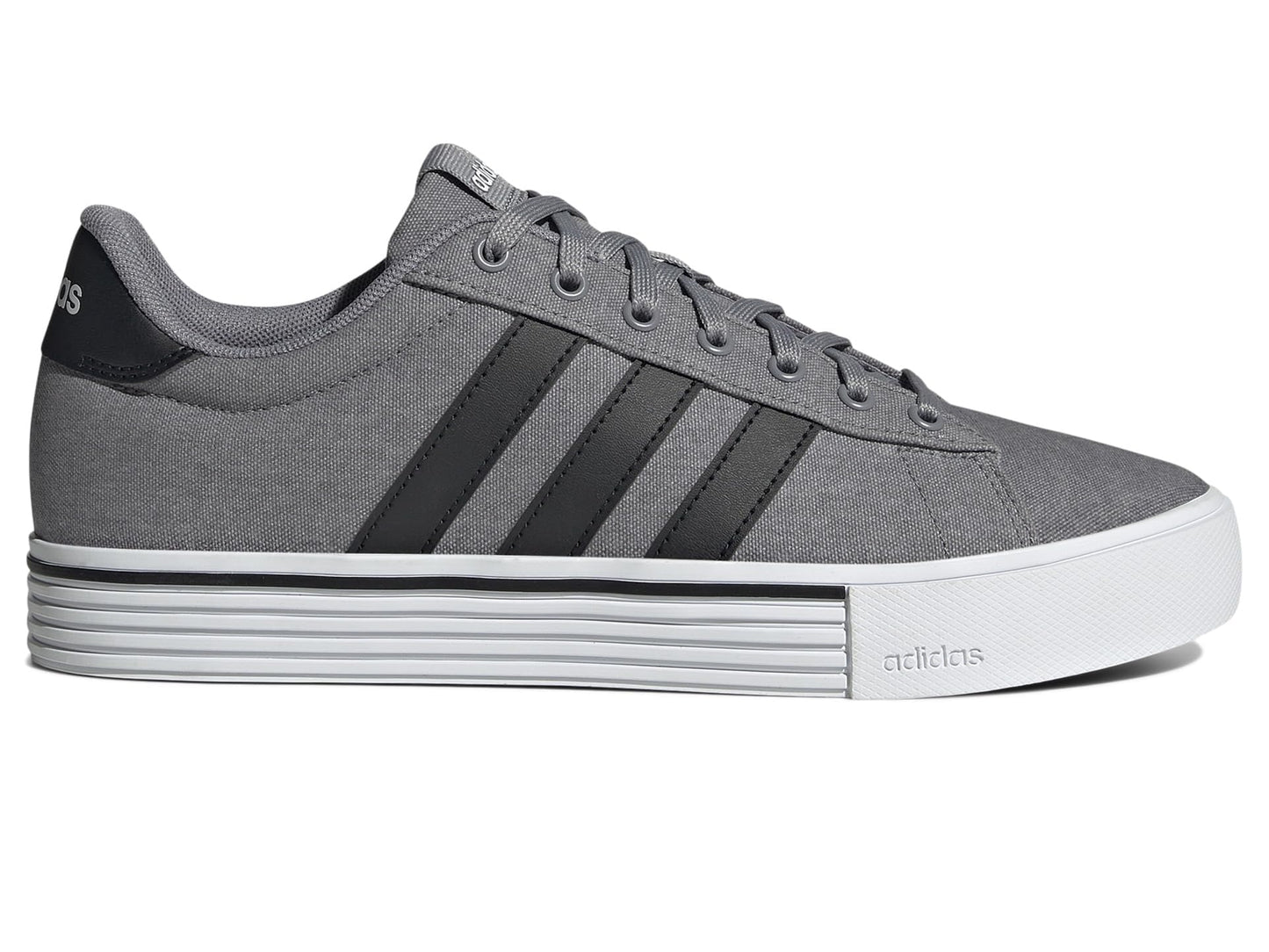 adidas Men's Daily 4.0 Sneaker, Grey/Black/White, 7.5