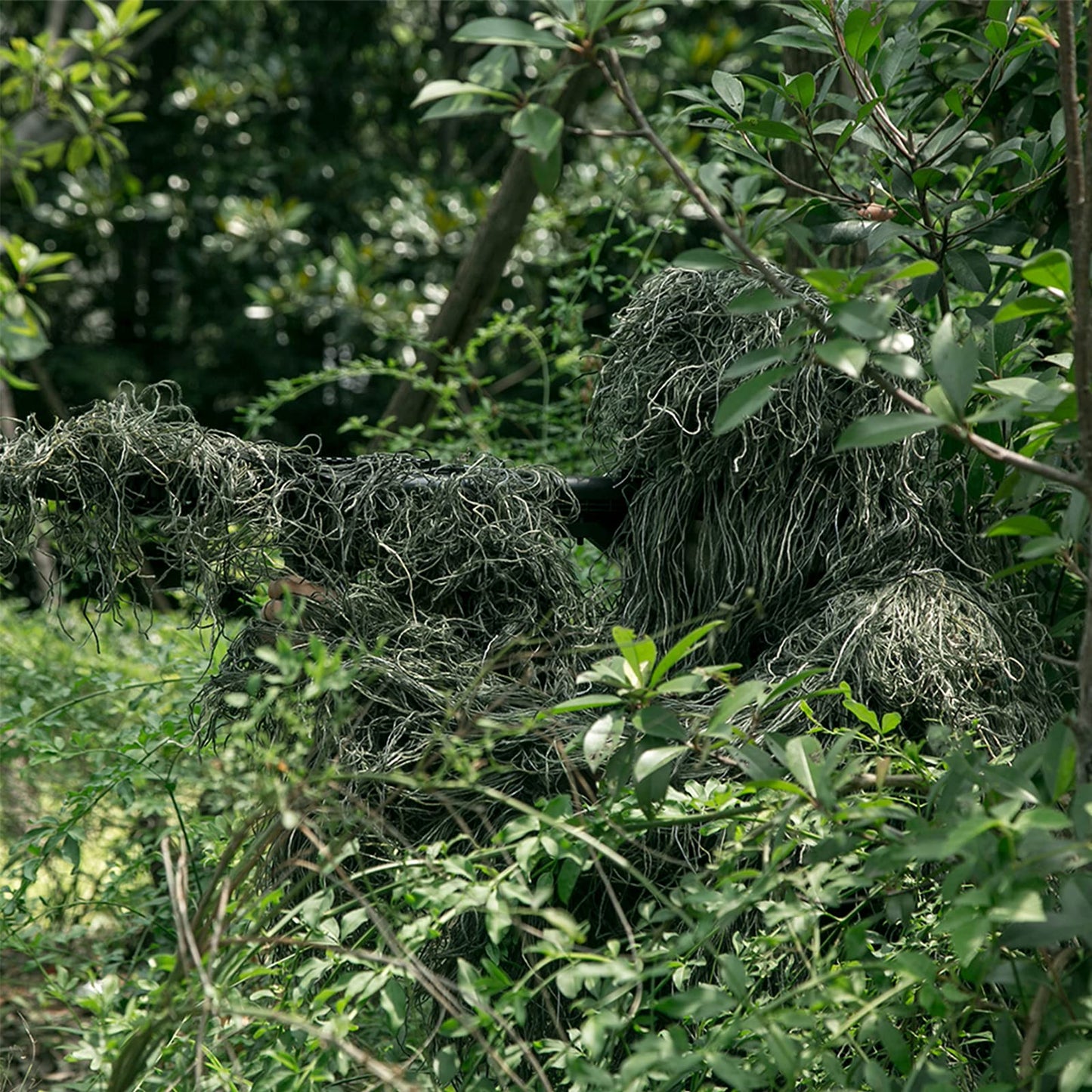 Ghillie Suit for Men, 5 in 1 Ghillie Suit Superior Camo Hunting Clothes for Kids/Youth Hunters, Military, Sniper Airsoft and Paintball