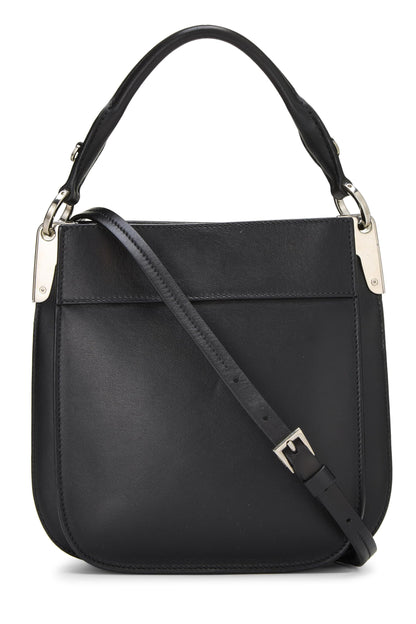 Prada, bolso Margit de piel de becerro negra de segunda mano, negro