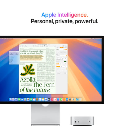 Apple 2024 Mac Mini Desktop Computer with M4 chip with 10‑core CPU and 10‑core GPU: Built for Apple Intelligence, 16GB Unified Memory, 256GB SSD Storage, Gigabit Ethernet. Works with iPhone/iPad