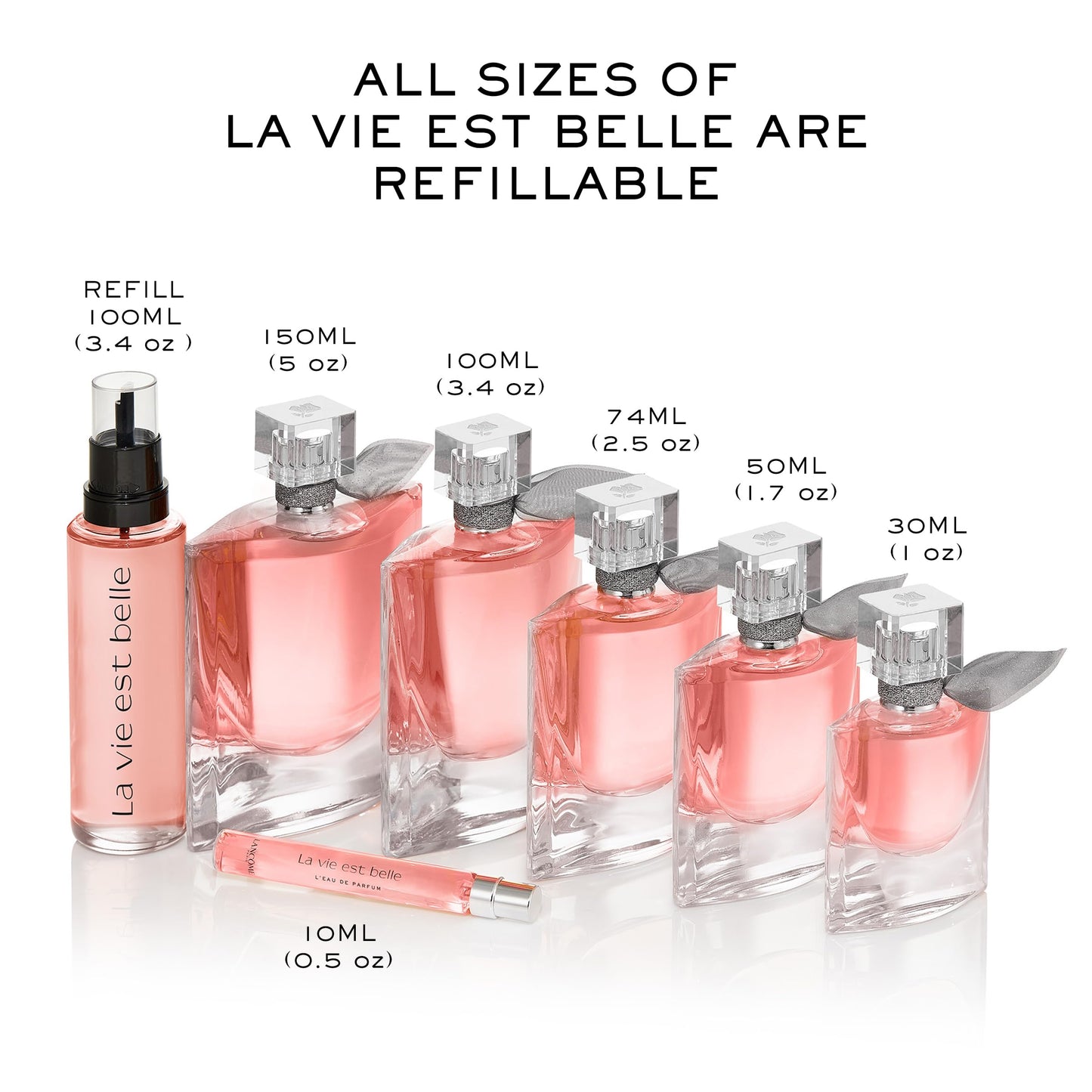 Lancôme La Vie Est Belle Eau de Parfum - Long Lasting Fragrance with Notes of Iris, Earthy Patchouli, Warm Vanilla & Spun Sugar - Floral & Sweet Women's Perfume, 1 Fl Oz