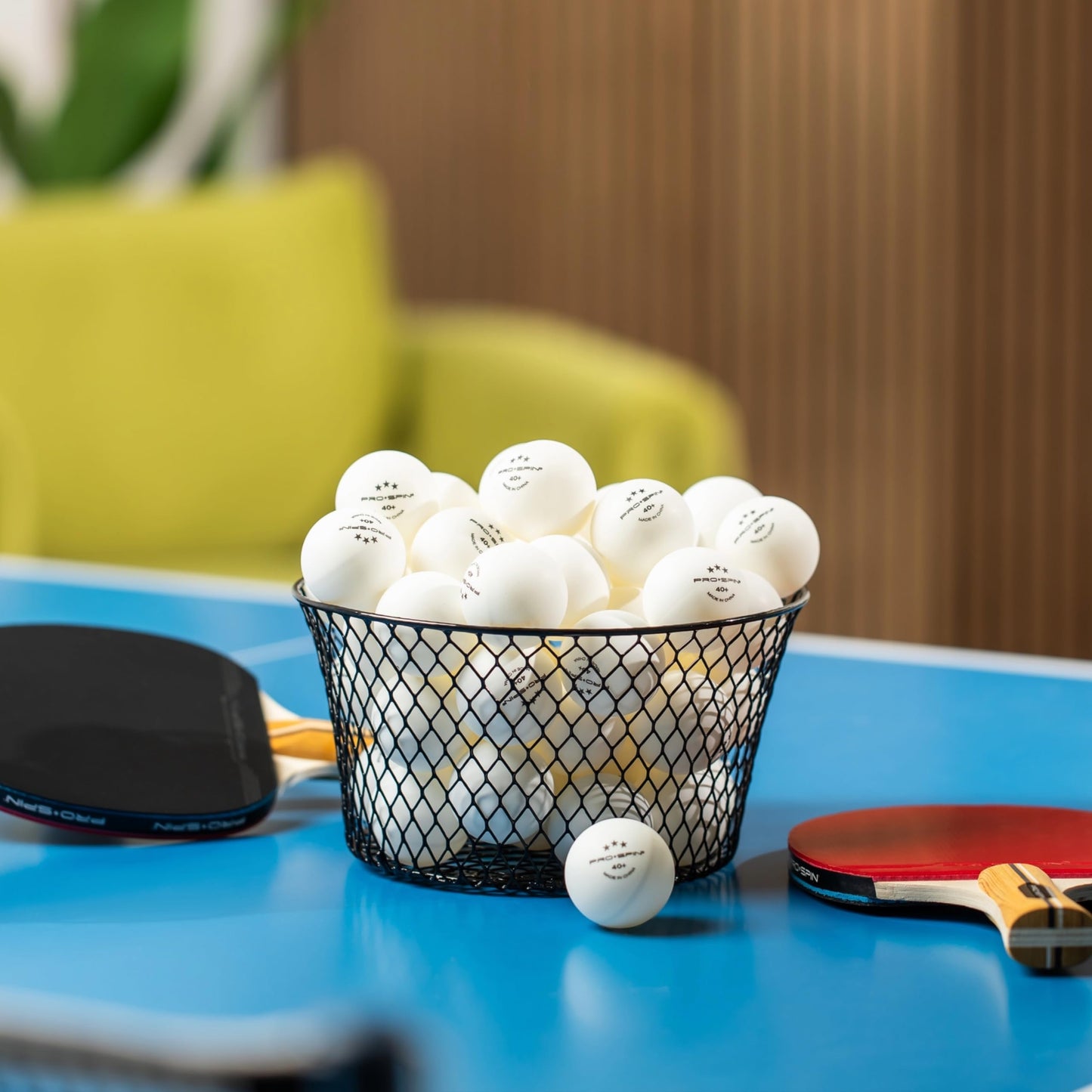 PRO SPIN Ping Pong Balls - 3-Star Premium White Table Tennis Balls | High-Performance 40+ ABS Professional Quality | Ultimate Durability for Indoor & Outdoor Ping Pong Tables (12-Pack)