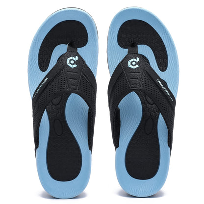 Pulltop Flip Flops for Men, Mens Thong Sandals Waterproof Shower Sandals Summer Outdoor Slippers Non Slip Beach Sandals for Men