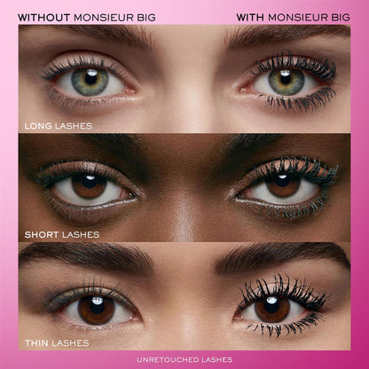 Lancôme Monsieur Big Volumizing Mascara - Up To 12x More Volume & 24H Wear - False Lash Effect - Black