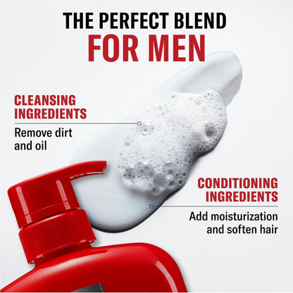 Old Spice Swagger 2-in-1 Shampoo and Conditioner Set for Men, Cedarwood Lime Scent, Get Up To 80% Fuller-Looking Hair, Barbershop Quality, 29.2 Fl Oz Each, 2 Pack