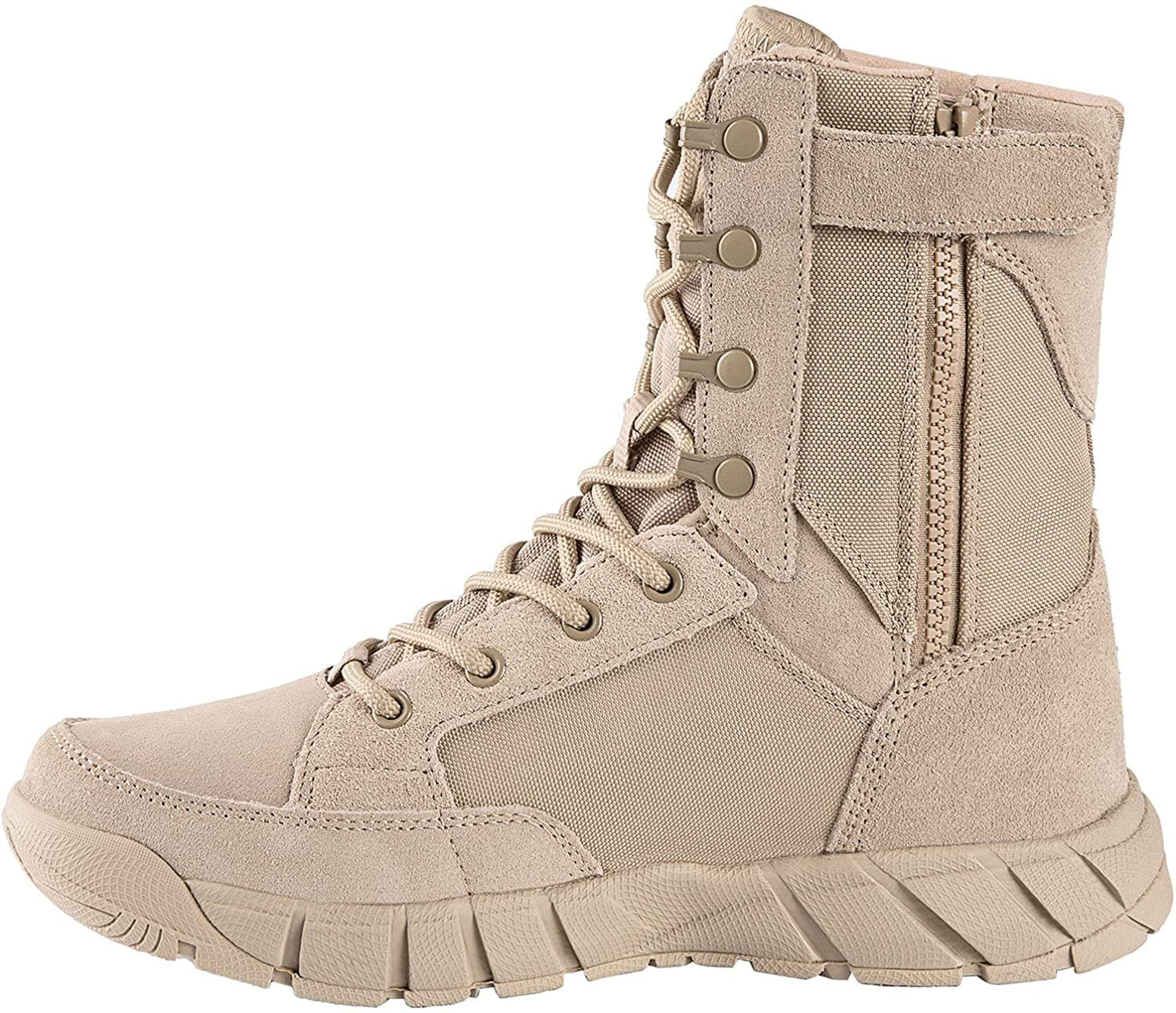 FREE SOLDIER Waterproof Hiking Work Boots Men's Tactical Boots 6 Inches Lightweight Military Boots Breathable Desert Boots(Sand 11.5)