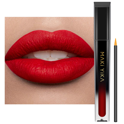 MAKI YIKA Red Lipstick for Women Color Stay Long Lasting Lipsticks, No Smudge Matte Liquid Lipstick Transferproof Cruelty-Free Lip Color | Flamingo